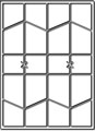 Металлическая решетка - узор 101