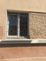 Узор оконной решетки для узкого окна